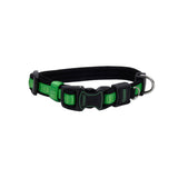 Inspire Adjustable Dog Collar - Extra Small - 5/8" x 8"-12" / Green