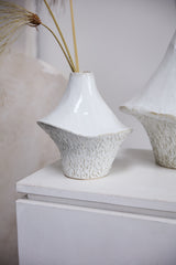 Cornett Sculptural Asymmetrical Ceramic Vases By Accent Decor - 10.75" x 11.5" - Image 5
