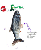 Flippin' Fish Cat Toy, 11.5"
