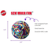 Sew Much Fun Yarn Ball Cat Toy