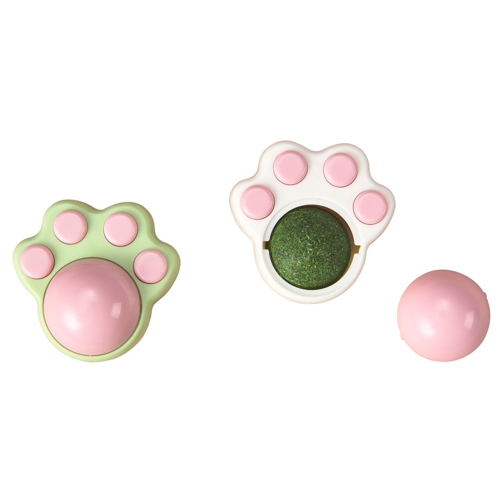 Catnip Ball Cat Toys, 2-Pack - Licker Ball