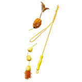 Loopity Loop Wand Cat Toy - Mouse & Cheese