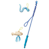 Loopity Loop Wand Cat Toy - Fish & Worm