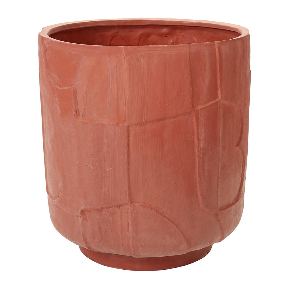 Stratford Textured Ceramic Planter By Accent Decor