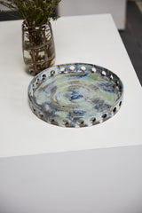 Toluca Glossy Green Ceramic Decorative Trays By Accent Decor - 12.5" x 1.75" - Image 3