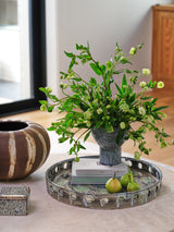 Toluca Glossy Green Ceramic Decorative Trays By Accent Decor - 19" x 2.5" - Image 12