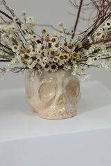Haunting Skull Pot By Accent Decor