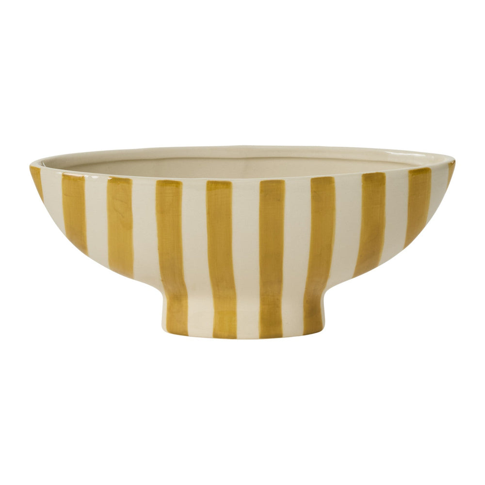 Saffron Boat-Shaped Vessel By Accent Decor