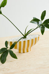 Saffron Boat-Shaped Vessel By Accent Decor