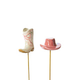 Giddy Up Plant Sticks (Set of 2) By Accent Decor