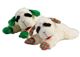 Multipet Holiday Christmas Lamb Chop 10.5" Plush Dog Toy