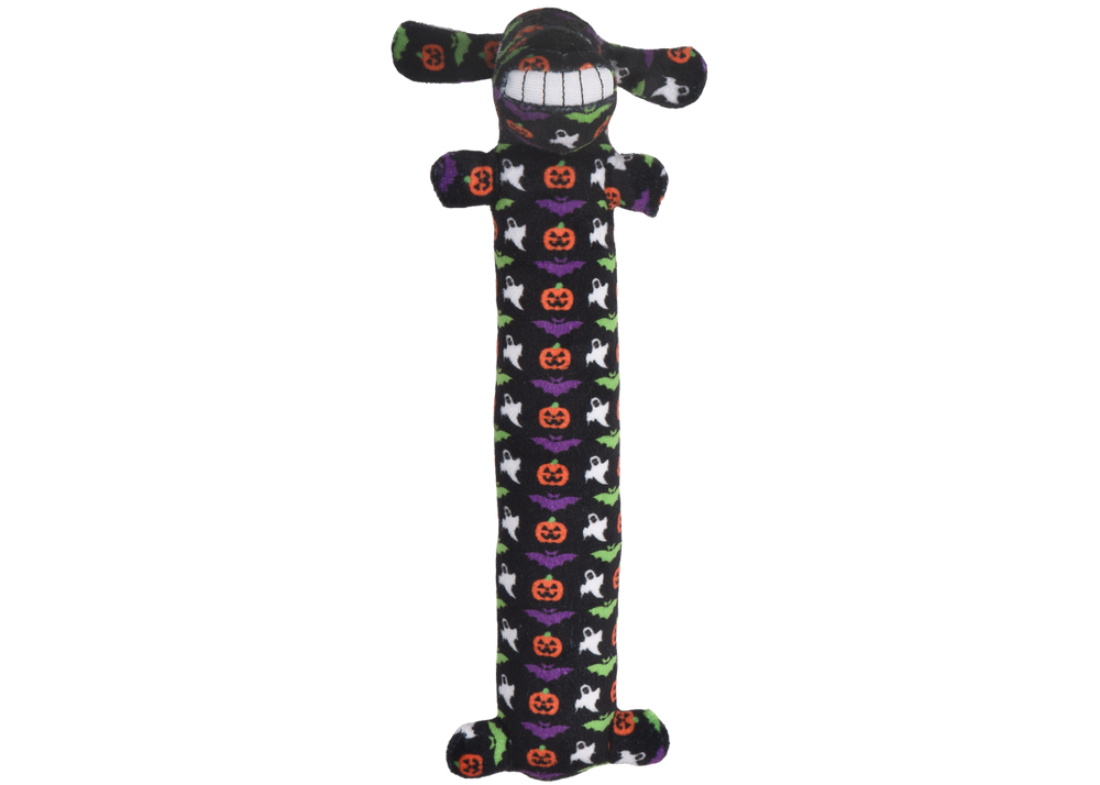 Multipet Halloween Pattern Loofa Plush Dog Toy 12"