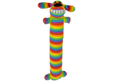 Multipet Loofa Dog Rainbow Plush Dog Toy - 12"