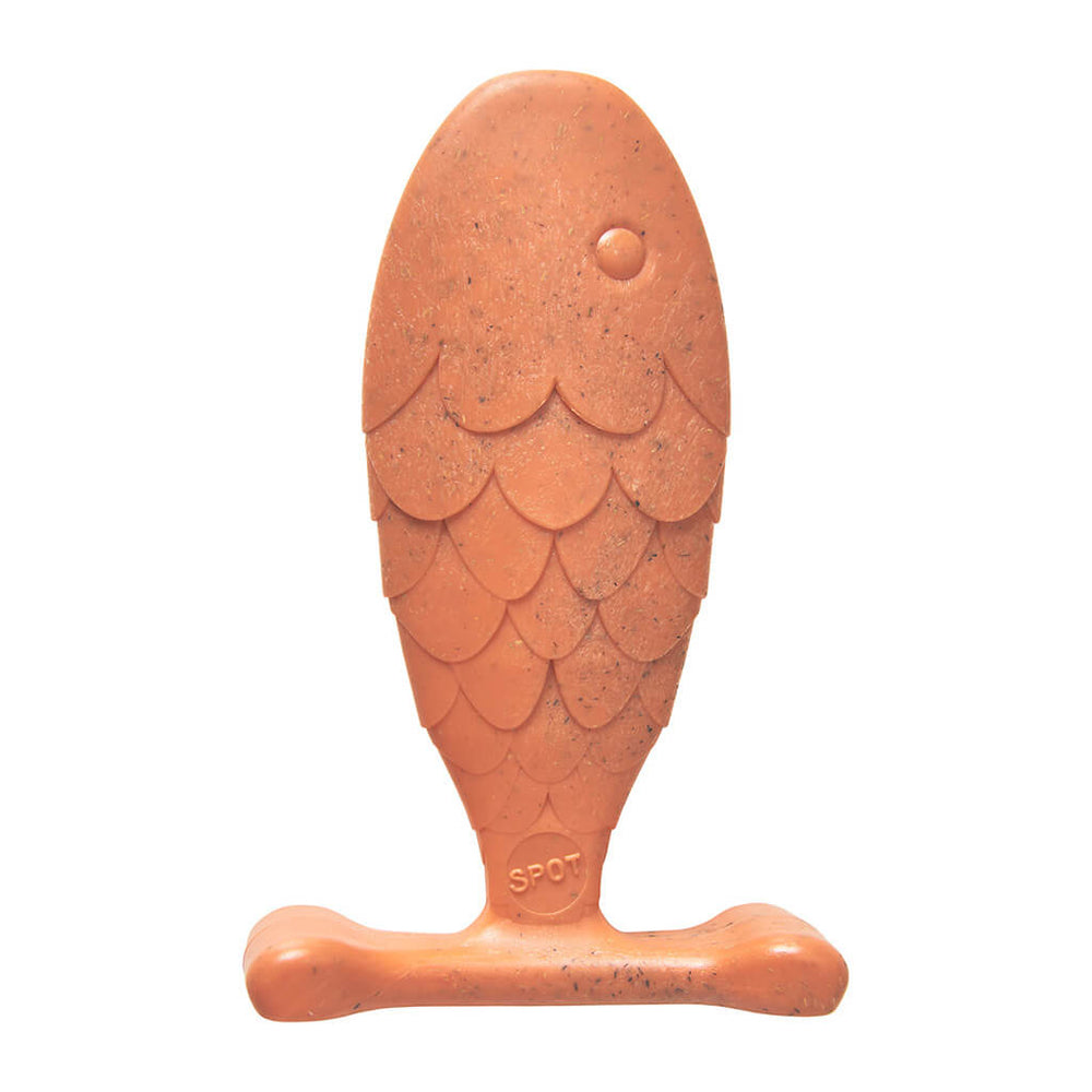 Bam-Bone Fish Dog Chew Toy, Salmon - 5.5"
