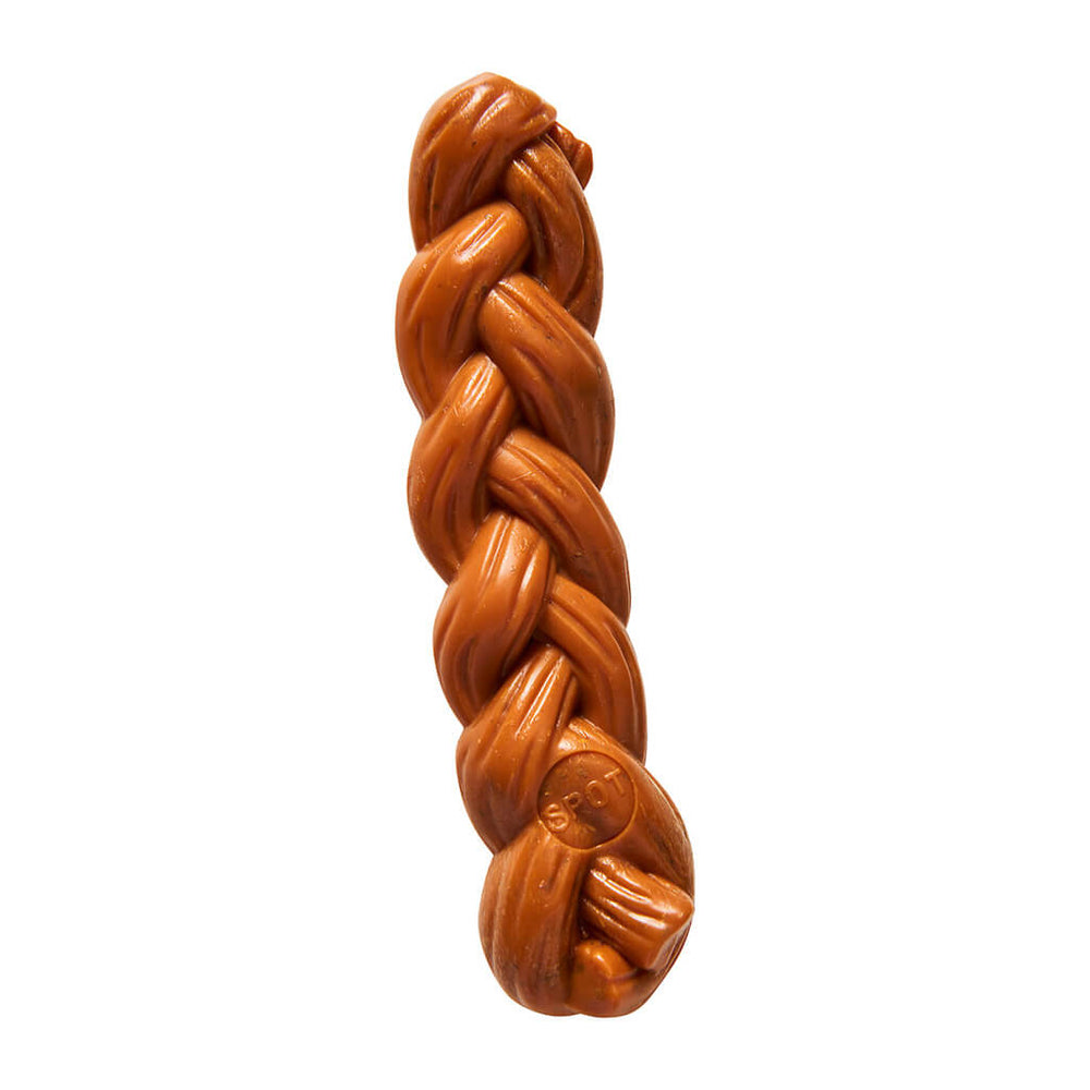 Bam-Bone Braided Stick Dog Chew Toy, Hickory - 5.75"
