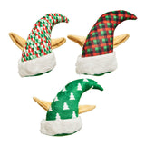 SPOT by Ethical Products Holiday Elf Hat Plush Dog Toy - 6" - assorted styles