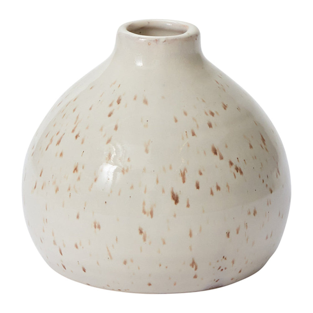 Francesca Speckled Glossy Bud Vases By Accent Decor