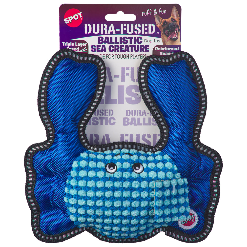 Dura-Fused Sea Creatures Dog Toy, 10"