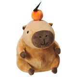 Capybara Plush Dog Toy, 8" - Orange