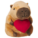 Capybara Plush Dog Toy, 8" - Heart