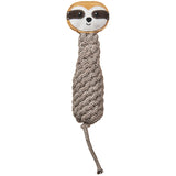 Dura-Fused Leather Bottle Dog Toy, 16" - Sloth