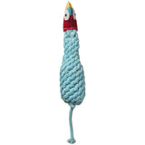 Dura-Fused Leather Bottle Dog Toy, 16" - Parrot