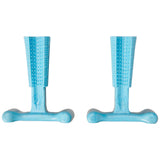 Bam-Bone Puppy Dog Chew Toy, Chicken - Blue / 4" (2-Pack)