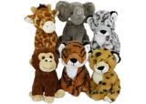 Multipet Eco Safari Animals Plush Dog Toy - 8"