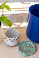 Bindi Speckled Matte Pot By Accent Decor