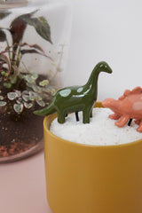 Dinosaur Friends Hand-Painted Ceramic Plant Sticks (Set of 2) By Accent Decor