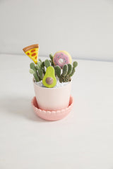 Yummy Ceramic Plant Sticks (Set of 3) By Accent Decor
