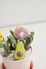 Yummy Ceramic Plant Sticks (Set of 3) By Accent Decor