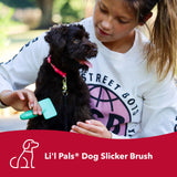 Li'l Pals Dog Slicker Brush with Coated Tips