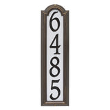 Whitehall Reflective Manchester Vertical Wall 1-Line Personalized Address Plaque - Bronze