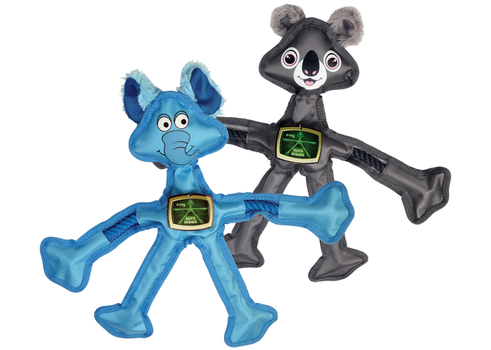 Multipet Pet Envy Skelerope Plush Dog Toy - 15"