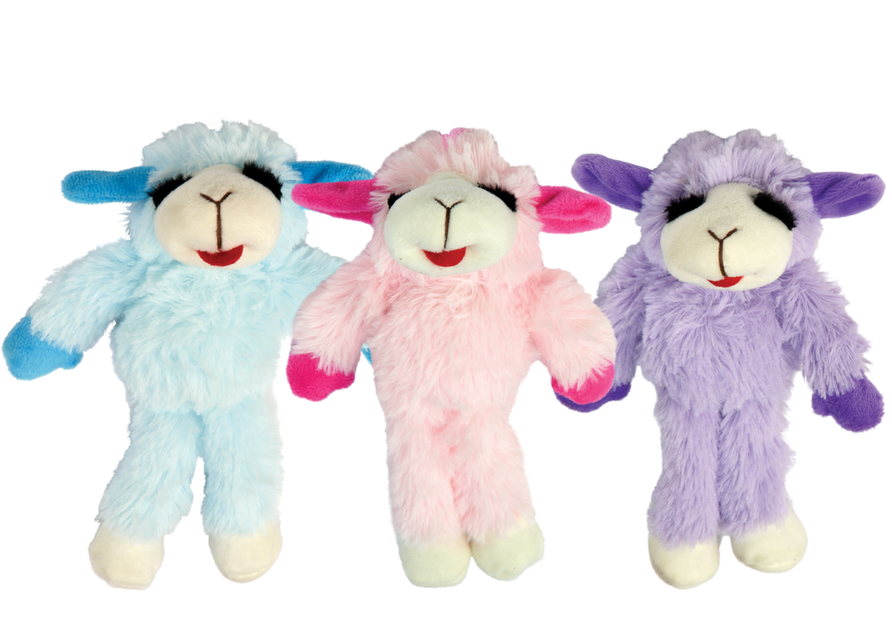 Multipet Pet Envy Floppy Lamb Chop Plush Dog Toy (2 Sizes Available)