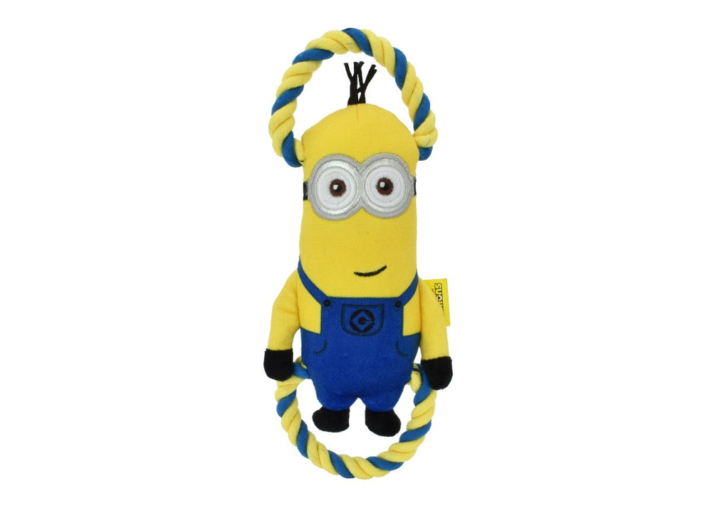 Multipet Minions Rope Tug Kevin Dog Toy - 11"