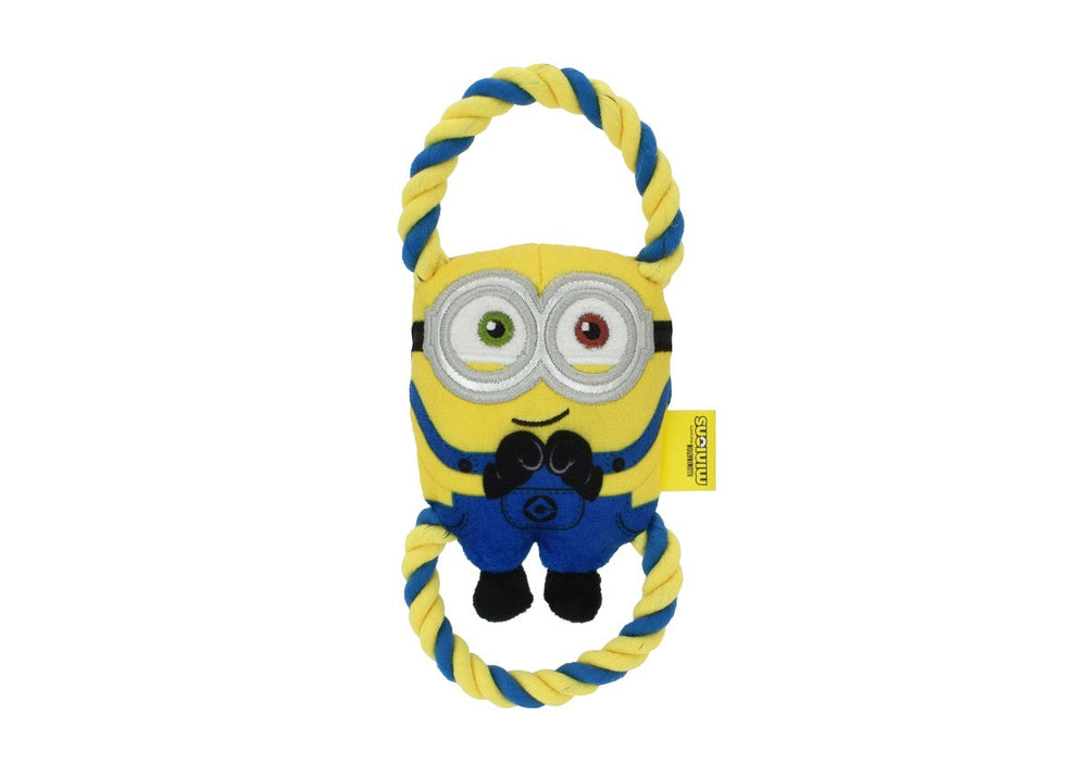 Multipet Minions® Bob Double Tug With Rope Dog Toy - 10"