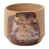 Bronze Brushstroke Ceramic Pots By Accent Decor