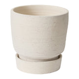 Salvage with Saucer Hand-Painted Textured Pot By Accent Decor