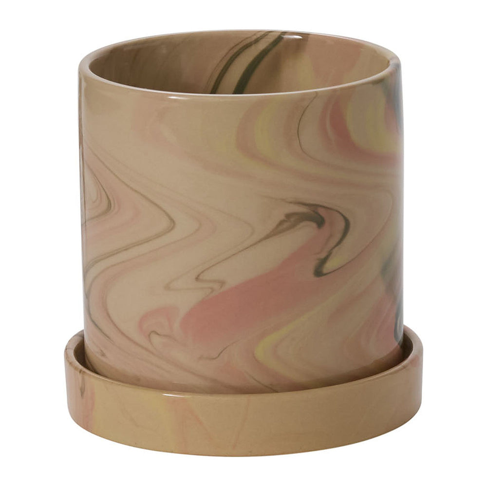 Melage with Saucer Pots By Accent Decor