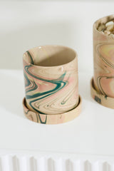 Melage with Saucer Pots By Accent Decor