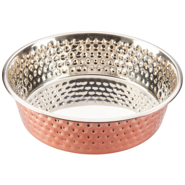 SPOT SPOT by Ethical Products Honeycomb Hammered Copper Pet Bowl