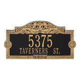 Whitehall Celtic Dragon Plaque - Black/Gold