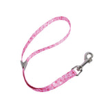 Styles Adjustable Grooming Loop with Bolt Snap - 3/8" x 18" / Pink Dots