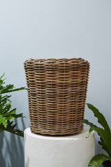 Rattan Wood Baskets By Accent Decor