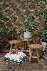 Cobble Wood Display Stands By Accent Decor