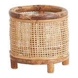 Orsen Woven Wood Candleholders By Accent Decor