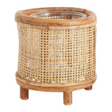 Orsen Woven Wood Candleholders By Accent Decor