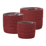 Inkberry Natural Fibers Baskets (Set of 3) By Accent Decor